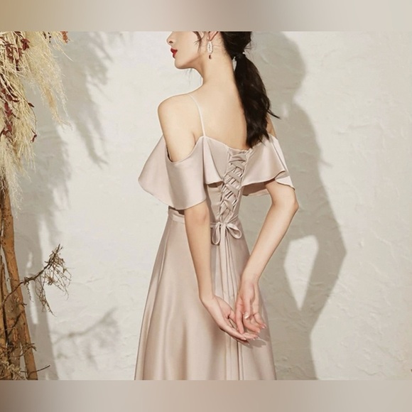 Pearl‎ Pink Bridesmaid Dress - Picture 2 of 4